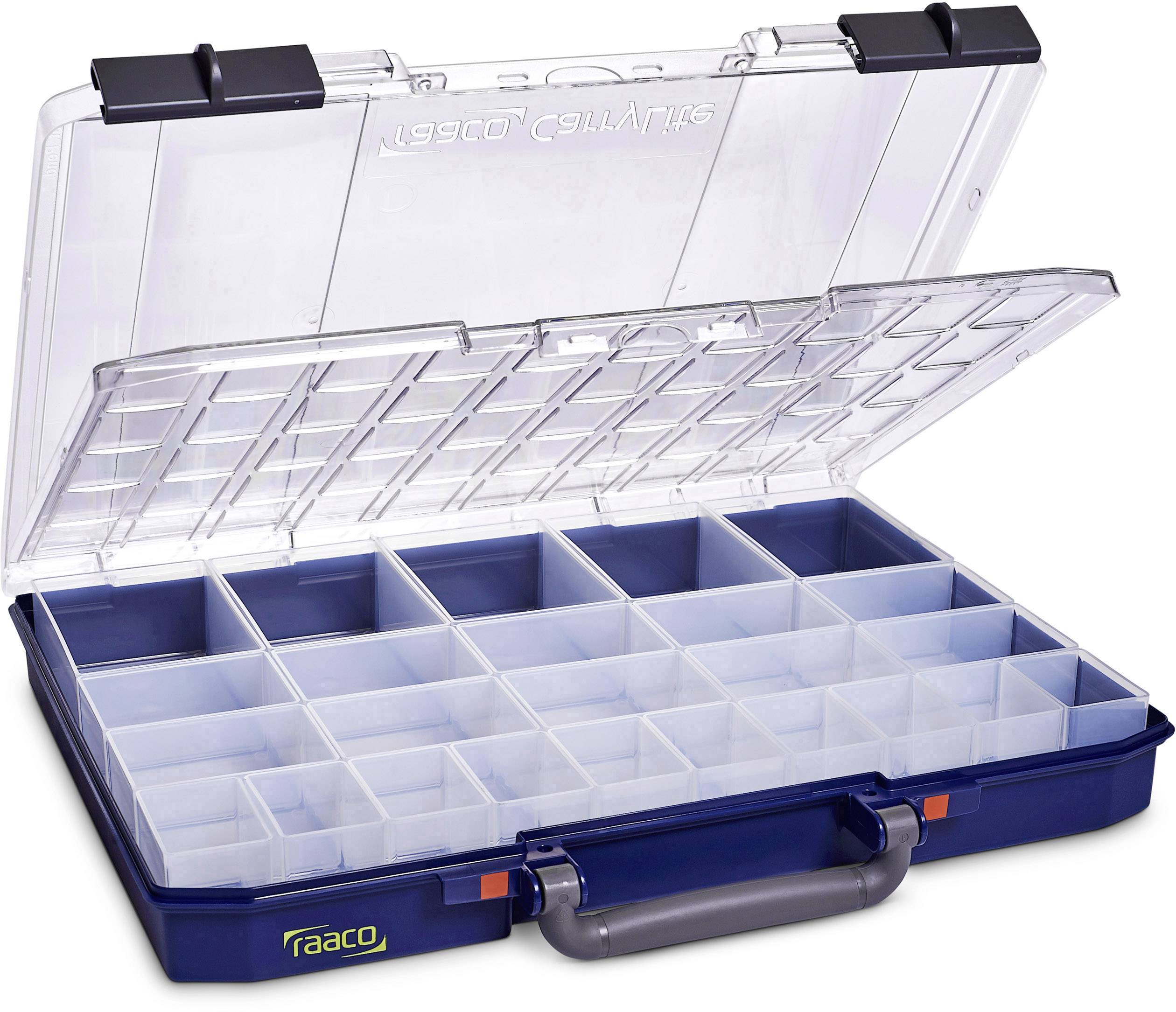 raaco CarryLite 55 5x10-25/2 DLU Walizka (S x W x G) 413 x 58 x 330 mm Ilość przegród: 25 Opis 1 szt. - obrazek 1