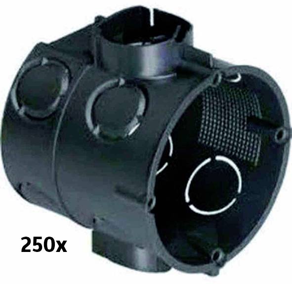 Puszka instalacyjna Kaiser Elektro 1555-41, 60 mm x 60 mm x 60 mm x 66 mm x 66 mm, 250 szt.