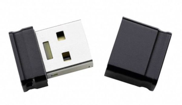 Pendrive USB 2.0 Intenso, 32 GB, czarny, 17 MB/s / 7 MB/s, bardzo mały