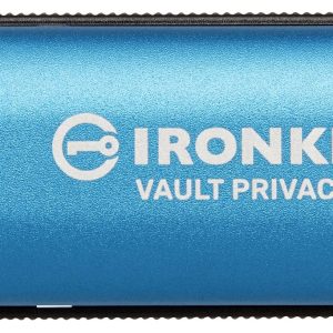 Kingston IronKey Vault Privacy 50 Series Pendrive USB Produkt nowy 16 GB czarno-niebieski IKVP50/16GB USB 3.2 Gen 1 Kingston IronKey Vault Privacy 50 Series Pendrive USB Produkt nowy 16 GB czarno-niebieski IKVP50/16GB USB 3.2 Gen 1