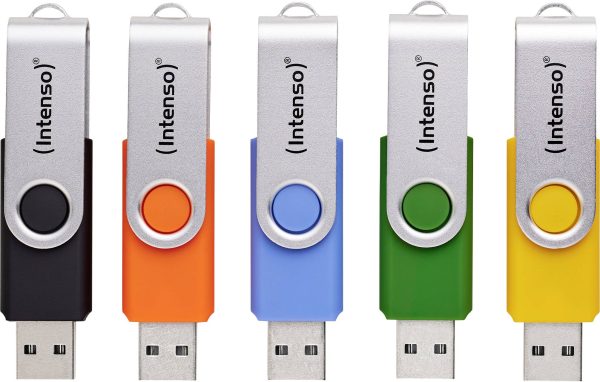 Intenso Office Line Pendrive USB Produkt nowy 32 GB żółty, zielony, czarny, niebieski, pomarańczowy 3543585 USB 3.2 Gen