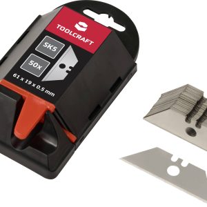 Ostrze trapezowe z lat 50. 61 mm z otworem SK5 TOOLCRAFT TO-10312167 50 szt. Ostrze trapezowe z lat 50. 61 mm z otworem SK5 TOOLCRAFT TO-10312167 50 szt.