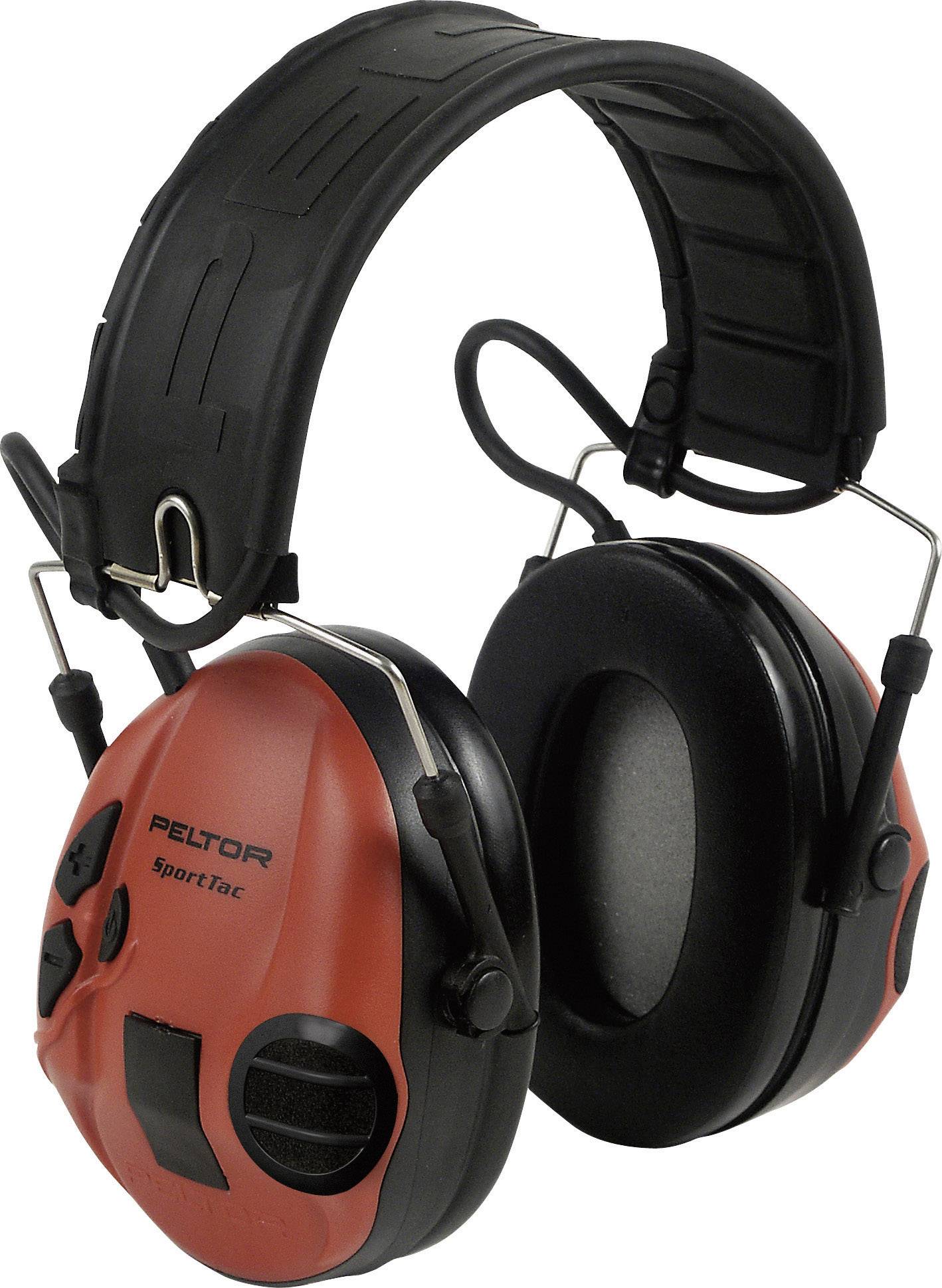 3M Peltor SportTac MT16H210F-478-RD Nauszniki ochronne impulsowe 26 dB 1 szt. - obrazek 1