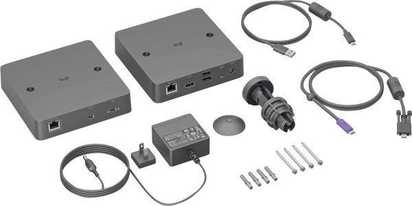 Logitech Extend System konferencyjny USB-C®, Gigabit-LAN (1 Gbit/s), HDMI, USB 2.0, Micro USB czarny