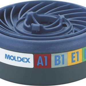 Moldex 940001 EasyLock Gas Filtr gazowy Klasa filtra / stopień ochrony: A1B1E1K1 10 szt. Moldex 940001 EasyLock Gas Filtr gazowy Klasa filtra / stopień ochrony: A1B1E1K1 10 szt.