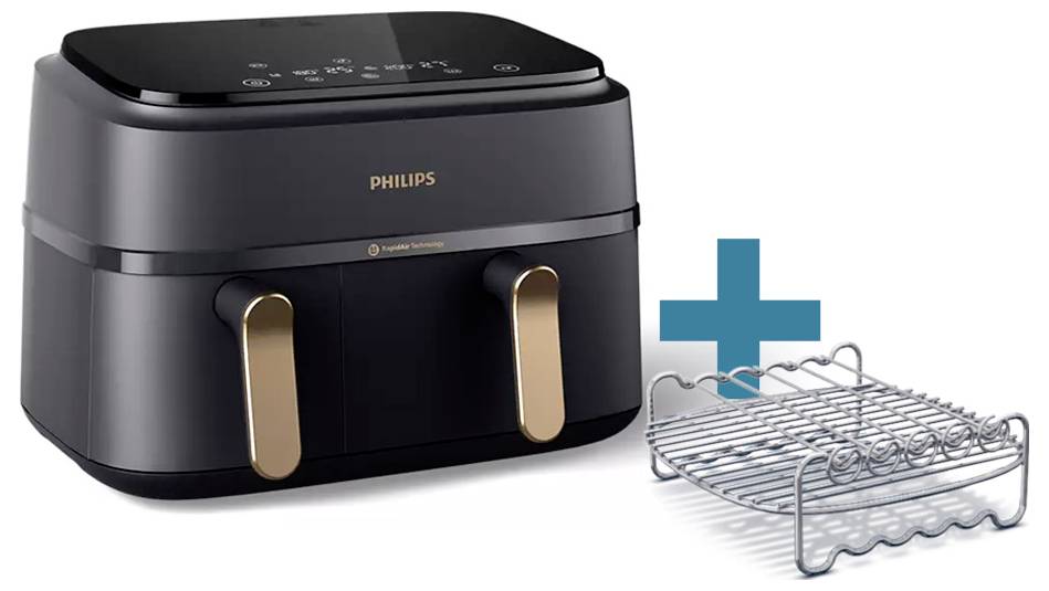 Philips Home NA352/04 Frytkownica 9 l 2750 W nie zawiera BPA, powłoka nieprzywierająca czarny - obrazek 1
