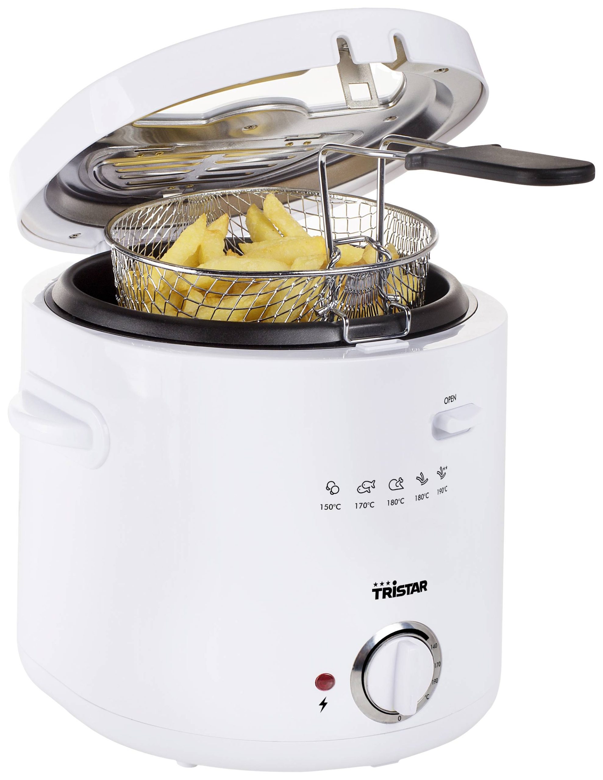Tristar FR-6941 Frytkownica 1.5 l 1000 W biały - obrazek 1
