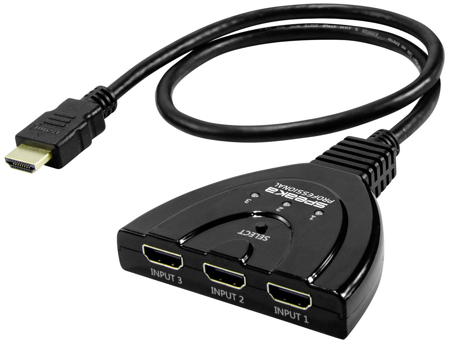 Przełącznik HDMI SpeaKa Professional SP-12533276 1 szt. - obrazek 1