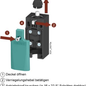 Wyłącznik krańcowy Siemens 3SE5232-0BC05 240 V/AC 3 A chwilowy IP67 1 szt. Wyłącznik krańcowy Siemens 3SE5232-0BC05 240 V/AC 3 A chwilowy IP67 1 szt.