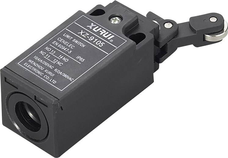 TRU COMPONENTS XZ-9/105 Wyłącznik krańcowy 250 V/AC 10 A dźwignia z rolką chwilowy IP65 1 szt. - obrazek 1
