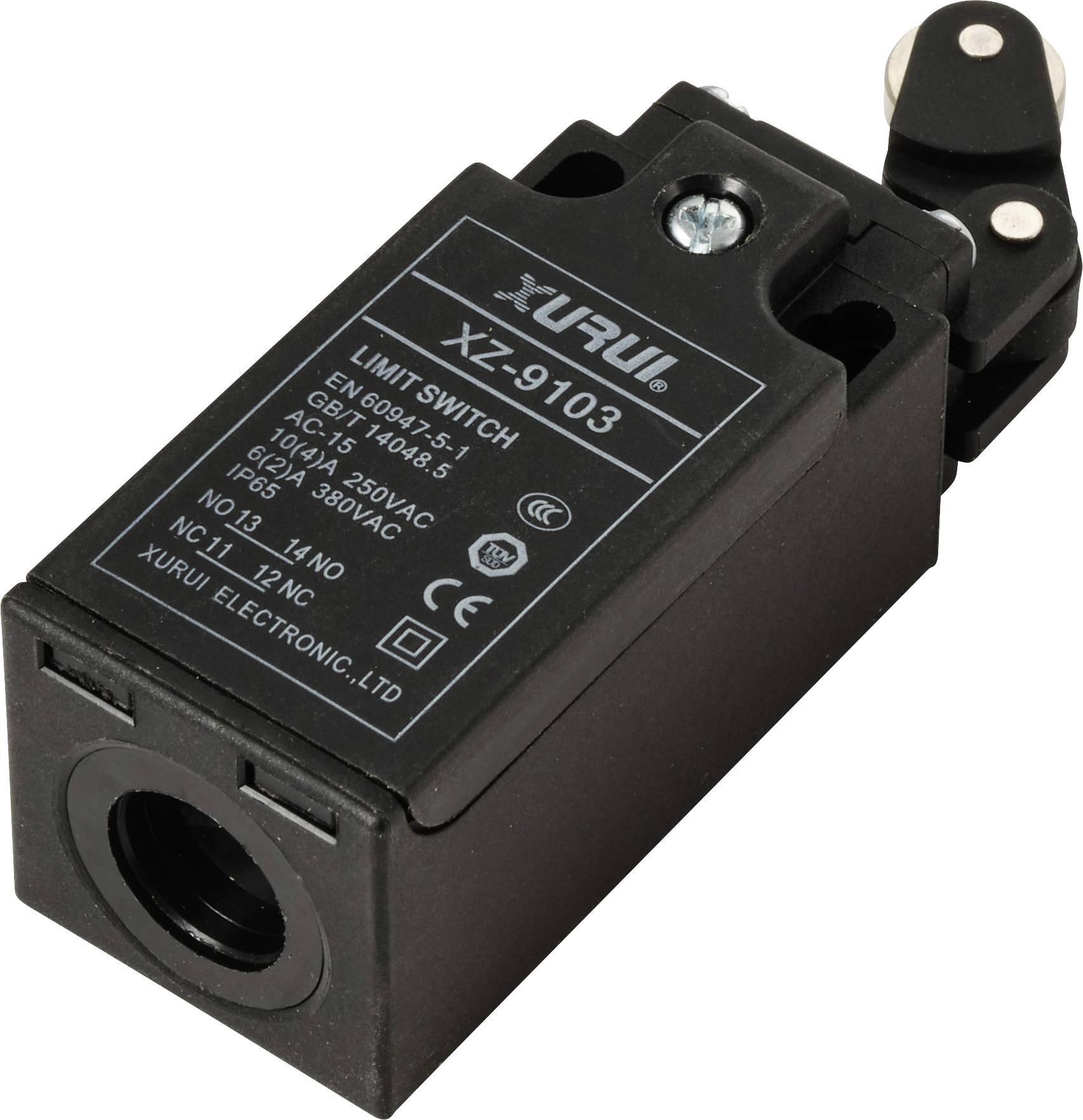 Wyłącznik krańcowy 250 V/AC 10 A dźwignia rolkowa, chwilowy XZ-9/103 IP65 1 szt. - obrazek 1