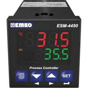 Termostat Emko ESM-4450.1.20.1.1/01.04/0.0.0.0 Pt100, J, K, R, S, T -200 do 1700 °C Przekaźnik 5 A, Przekaźnik 3 A (D x Termostat Emko ESM-4450.1.20.1.1/01.04/0.0.0.0 Pt100, J, K, R, S, T -200 do 1700 °C Przekaźnik 5 A, Przekaźnik 3 A (D x