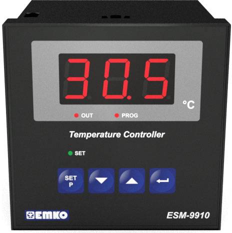 Termostat Emko ESM-9910.5.18.0.1/01.00/2.0.0.0 NTC -50 do 100 °C Przekaźnik 7 A (D x S x W) 96 x 96 x 96 mm - obrazek 1