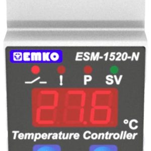 Termostat Emko ESM-1520-N.2.11.0.2/01.00/2.0.0.0 Pt100 -50 do +400 °C Przekaźnik 5 A (D x S x W) 61.2 x 35 x 90 mm Termostat Emko ESM-1520-N.2.11.0.2/01.00/2.0.0.0 Pt100 -50 do +400 °C Przekaźnik 5 A (D x S x W) 61.2 x 35 x 90 mm