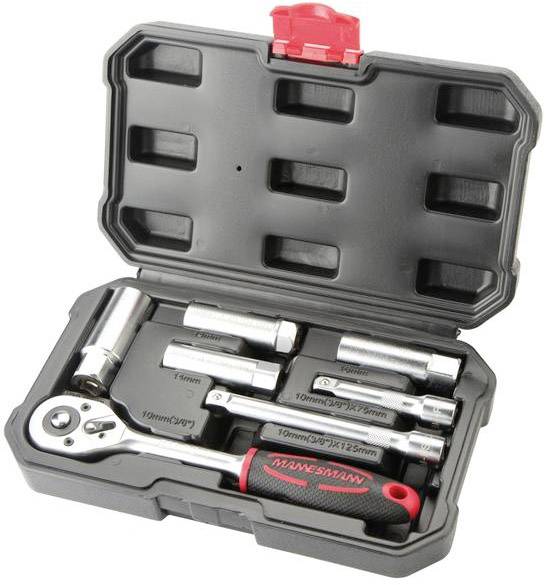 Brüder Mannesmann M00174 Zestaw do świec zapłonowych 3/8", 7-częściowy - obrazek 1