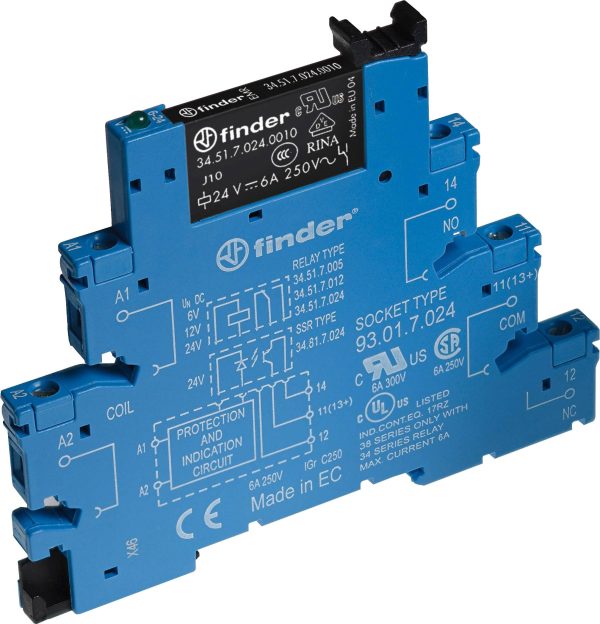 Finder 38.51.7.024.5050 Moduł interfejsowy z przekaźnikiem EMR