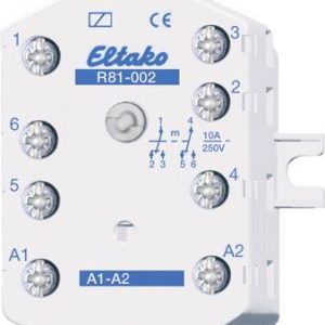 Przekaźnik przełączający Eltako R81-002-230V 230 V 10 A 2 zestyki przełączne 1 szt. Przekaźnik przełączający Eltako R81-002-230V 230 V 10 A 2 zestyki przełączne 1 szt.