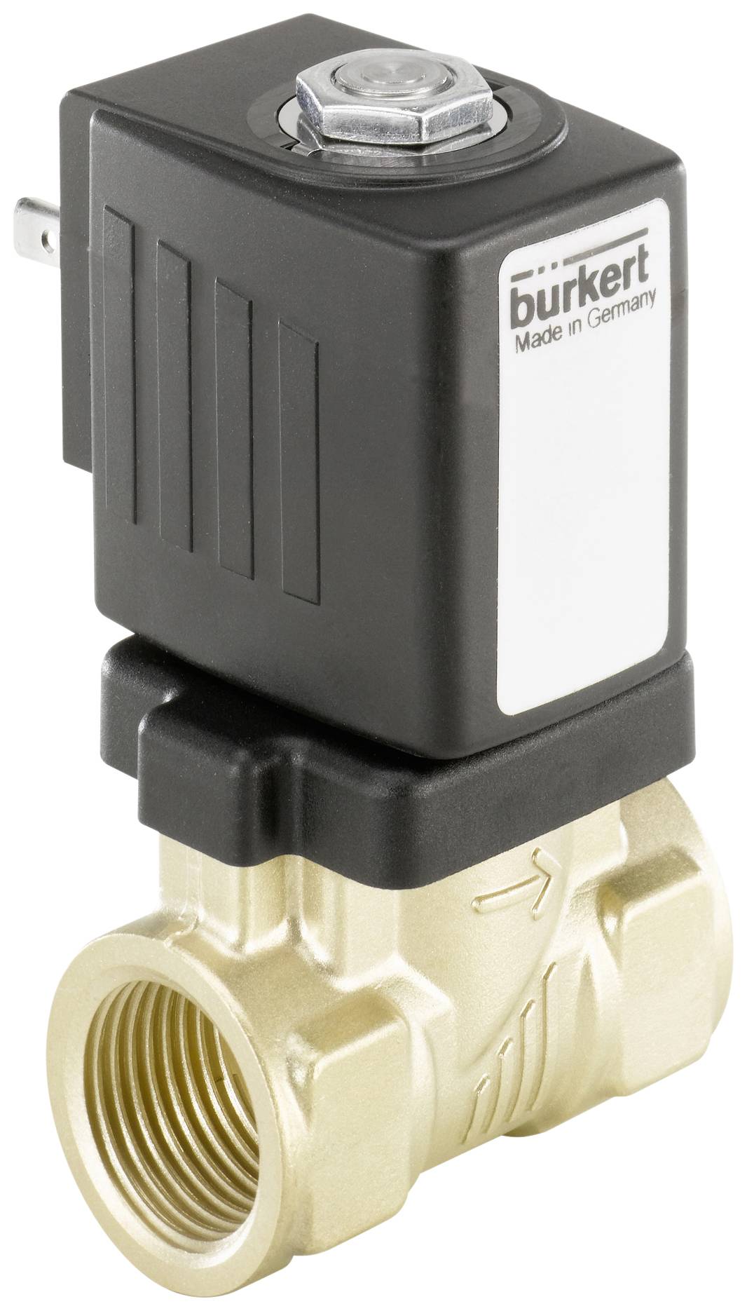 Serwozawór sterowany Bürkert 221621 230 V/AC nakrętka G 3/4 Średnica nominalna 13 mm Materiał obudowy mosiądz Element us - obrazek 1