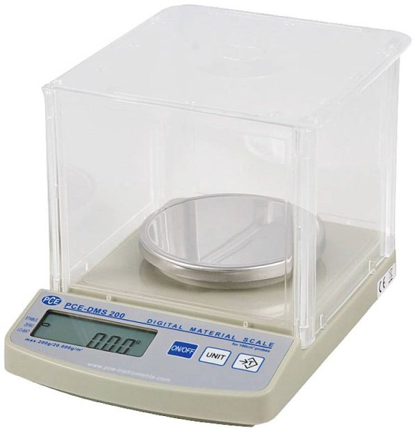 PCE Instruments Waga laboratoryjna PCE-DMS 200 Zakres pomiaru maks. 200 g Podziałka 0.01 g
