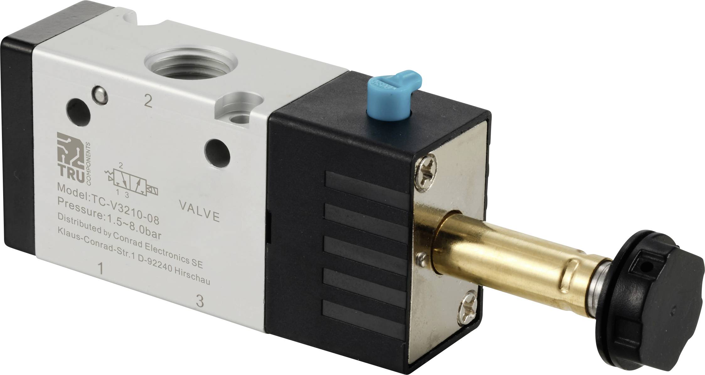 Zawór magnetyczny TRU COMPONENTS TC-V3210-08 TC-12772460, 1.5 do 8 bar - obrazek 1