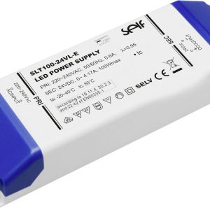 Self Electronics SLT100-24VL-E Transformator LED Stałonapięciowy 100 W 0 – 4.17 A 24 V/DC nie nadaje się do ściemniania, Self Electronics SLT100-24VL-E Transformator LED Stałonapięciowy 100 W 0 – 4.17 A 24 V/DC nie nadaje się do ściemniania,