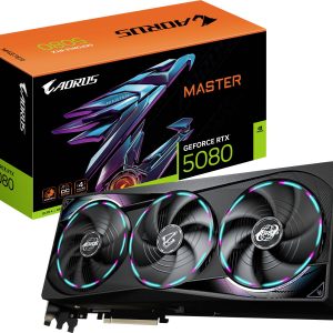 Gigabyte Karta graficzna Nvidia RTX 5080 MASTER 16 GB GDDR7 RAM PCIe x16 HDMI® 2.1, DisplayPort 2.1 Gigabyte Karta graficzna Nvidia RTX 5080 MASTER 16 GB GDDR7 RAM PCIe x16 HDMI® 2.1, DisplayPort 2.1