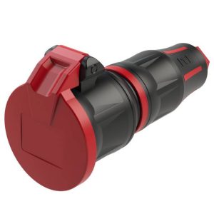 Złącze z uziemieniem PCE 25712-sr, IP54 Złącze z uziemieniem PCE 25712-sr, IP54