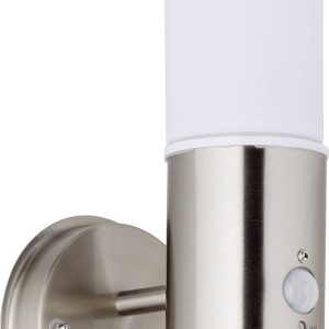 Zewnętrzna lampa ścienna z czujnikiem ruchu Brilliant Bole G96131/82 60 W IP44 Zewnętrzna lampa ścienna z czujnikiem ruchu Brilliant Bole G96131/82 60 W IP44