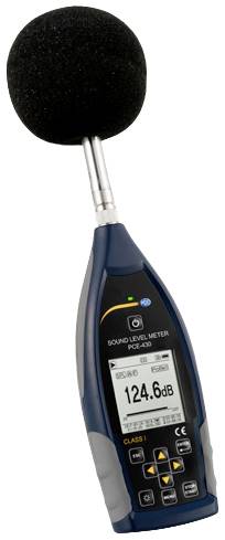 PCE Instruments Decybelomierz Rejestrator danych 22 – 136 dB 3 Hz – 20 kHz USB