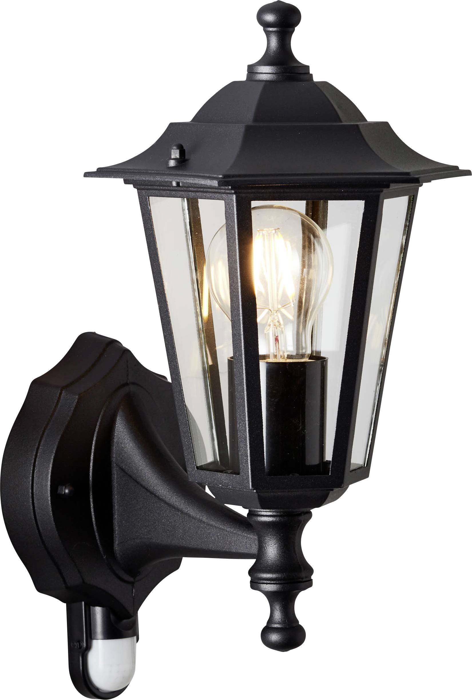Zewnętrzna lampa ścienna z czujnikiem ruchu Brilliant Carleen 91019A06 IP23 - obrazek 1