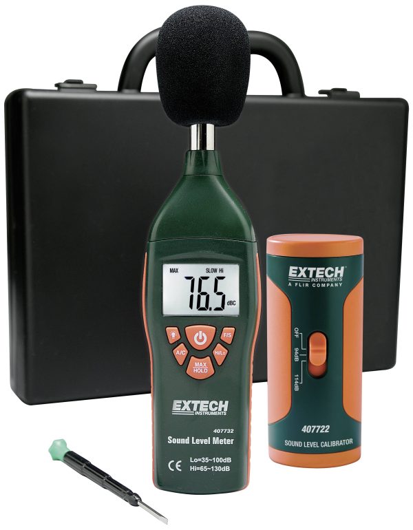 Extech Decybelomierz 407732-KIT 35 – 130 dB