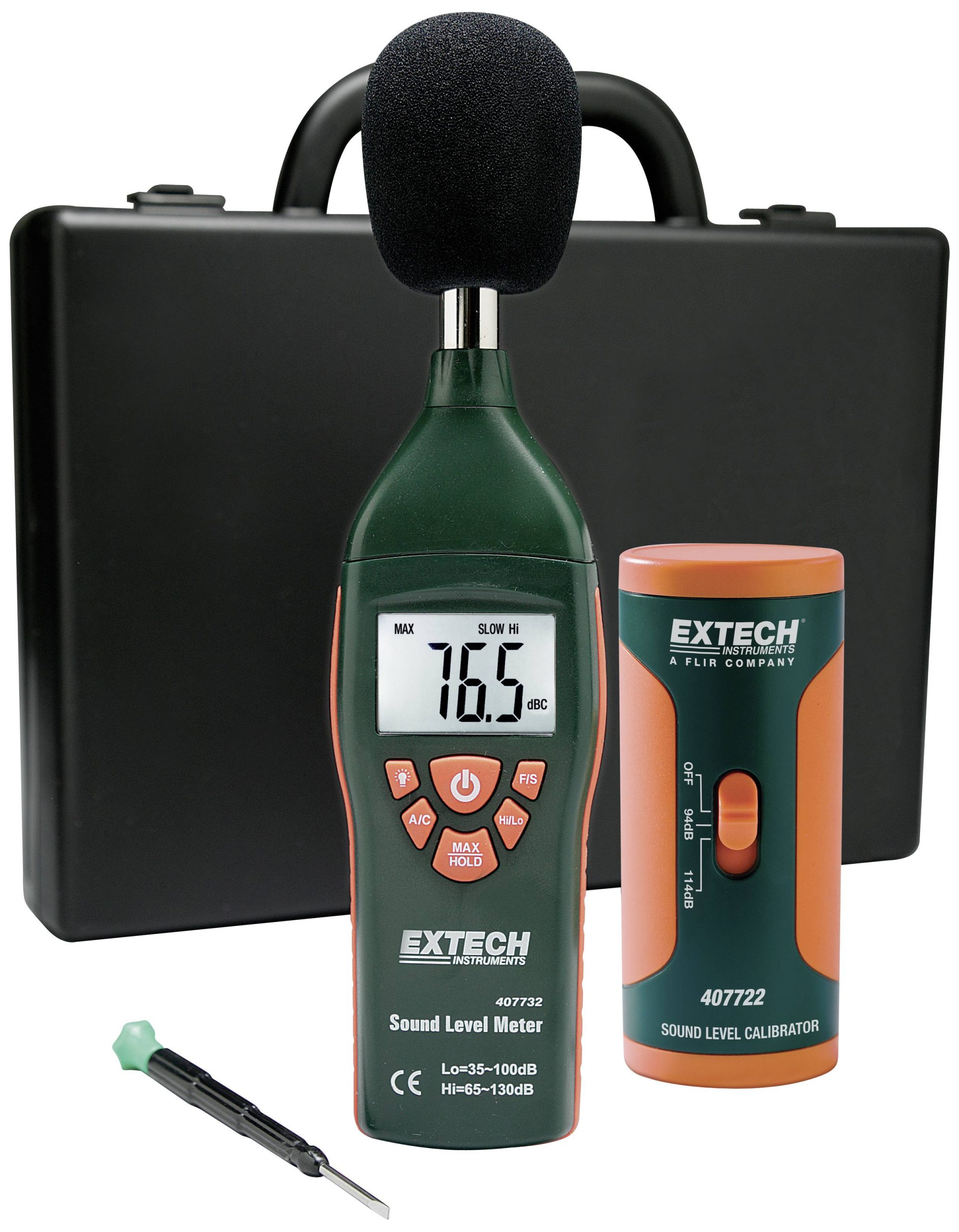 Extech Decybelomierz 407732-KIT 35 - 130 dB - obrazek 1