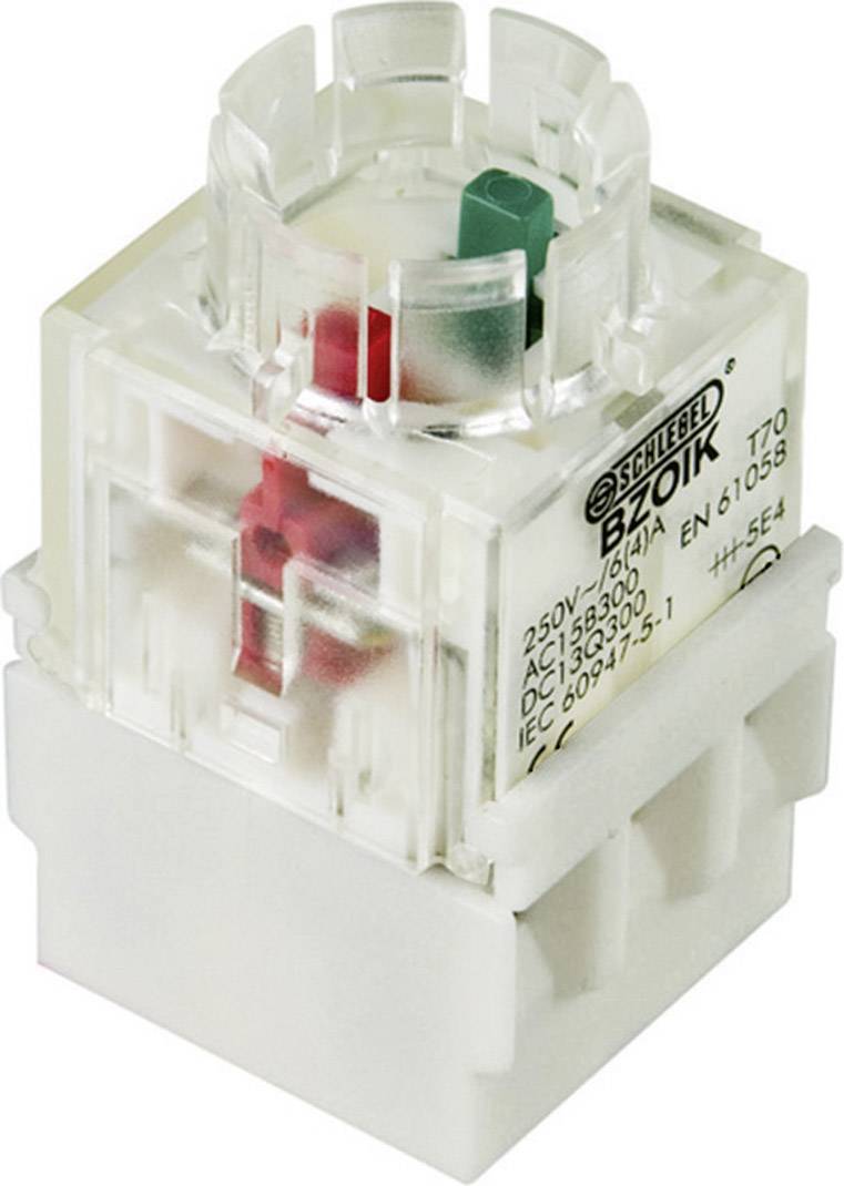Element stykowy BZOIK 1 NC, 1 NO chwilowy 250 V/AC Schlegel BZOIK 1 szt. - obrazek 1