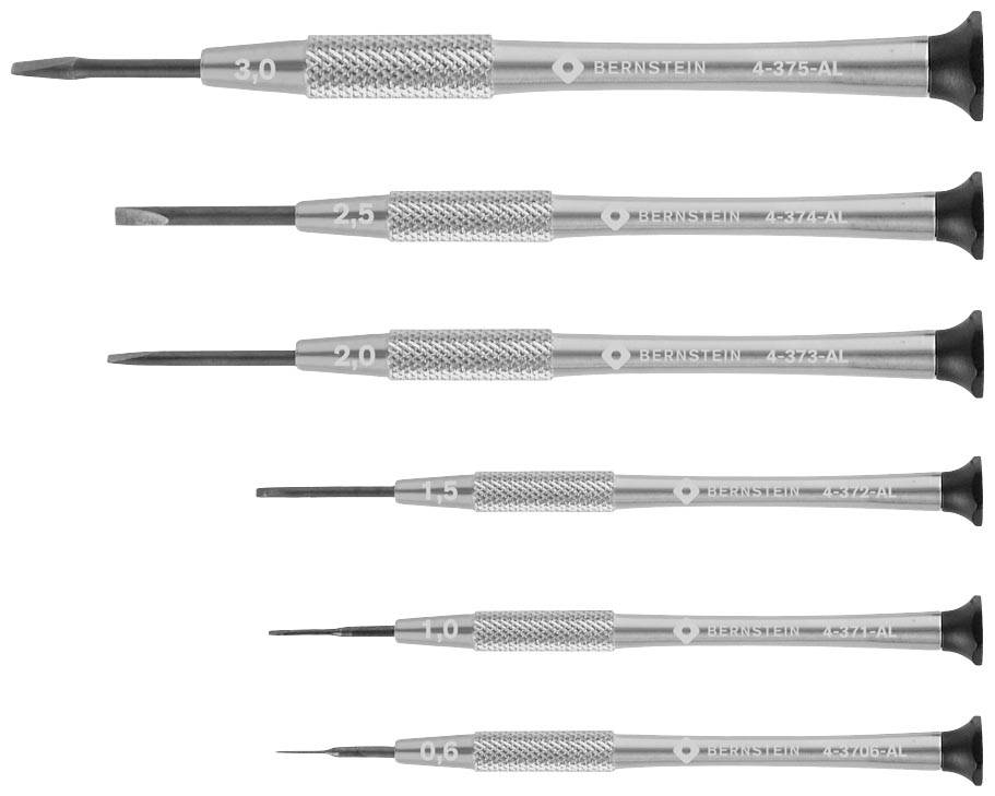 Zestaw wkrętaków zegarmistrzowskich BERNSTEIN Tools for Electronics 4-360-E03 1 zest. - obrazek 1