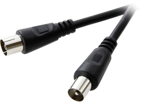 Kabel Anteny, SpeaKa Professional SP-1301448 325362,1x złącze M antenowe 75 Ohm na 1x złącze żeńskie antenowe 75 Ohm, 75