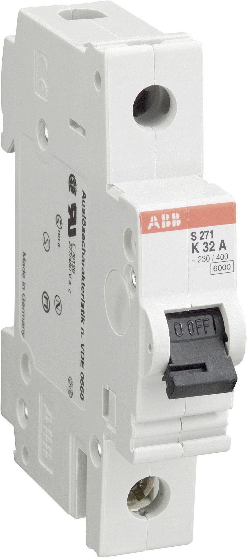 Wyłącznik instalacyjny ABB 2CDS251001R0467, Charakterystyka wyłączania: C / 6 kA - obrazek 1