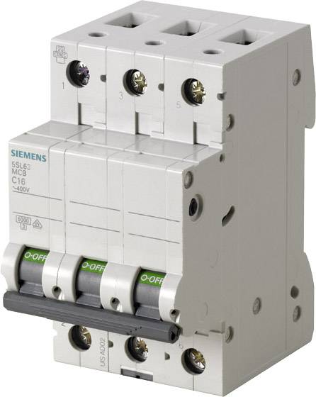 Wyłącznik instalacyjny Siemens LS-SCHALTER 6KA, B 16 A 3-biegunowe - obrazek 1