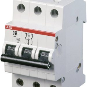 ABB 2CDS253001R0254 S203-C25 Wyłącznik automatyczny 3 styki 25 A ABB 2CDS253001R0254 S203-C25 Wyłącznik automatyczny 3 styki 25 A