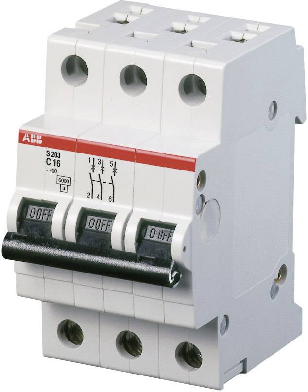 ABB 2CDS253001R0254 S203-C25 Wyłącznik automatyczny 3 styki 25 A - obrazek 1