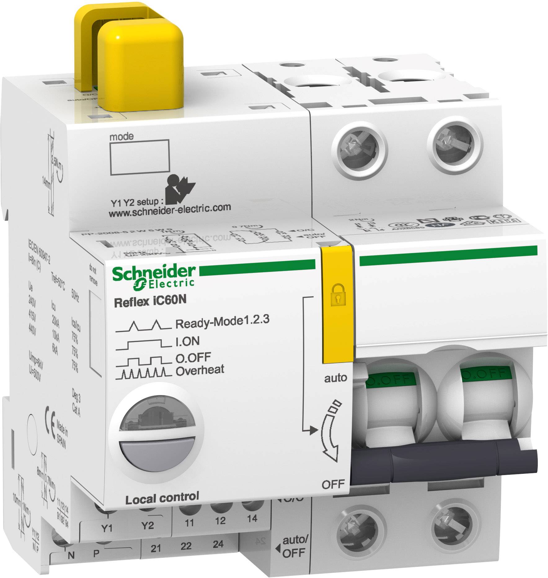 Schneider Electric A9C62210 A9C62210 Wyłącznik automatyczny 10 A 230 V - obrazek 1