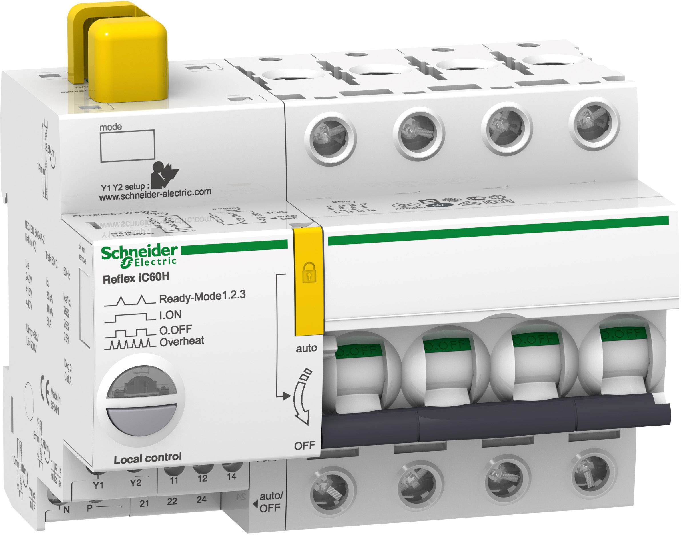 Wyłącznik automatyczny Schneider Electric A9C65440 A9C65440, 230 V, 40 A - obrazek 1