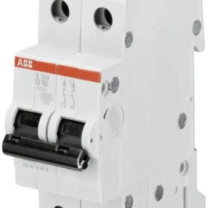 ABB 2CDS252001R0165 S202-B16 Wyłącznik automatyczny 2 styki ABB 2CDS252001R0165 S202-B16 Wyłącznik automatyczny 2 styki