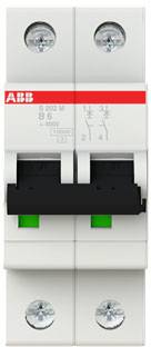 Wyłącznik automatyczny ABB S202M-B6 2CDS272001R0065, 2 styki - obrazek 1