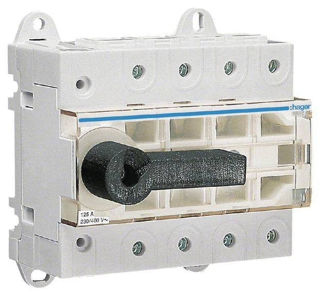 Hager HA306 Przełącznik rozłączający 3 styki 125 A 415 V - obrazek 1