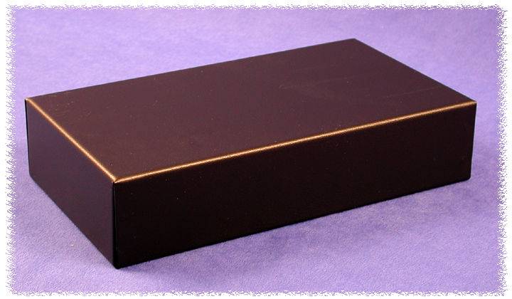 Obudowa uniwersalna Hammond Electronics, stal, czarny, (D x S x W) 305 x 203 x 51 mm, 1 szt. - obrazek 1