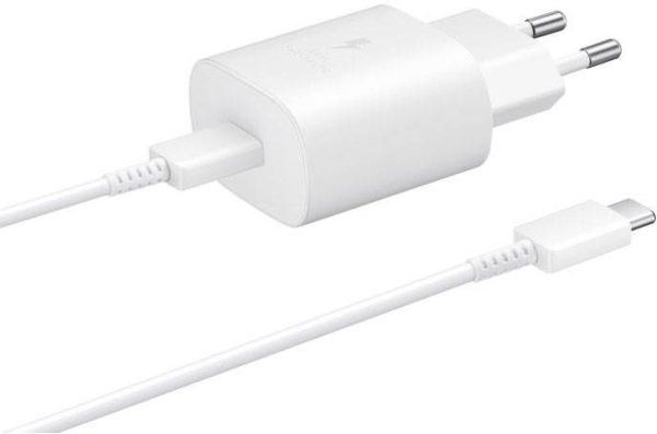 Samsung EP-TA800XWEGWW Ładowarka USB 25 W 1x USB-A, 1x USB-C® biały Szybka ładowarka
