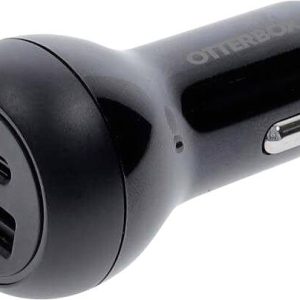 Otterbox Stacja ładowania samochodów 20 W USB-A, USB-C PPS, Power Delivery 3.0 czarny samochód osobowy Szybka ładowarka,