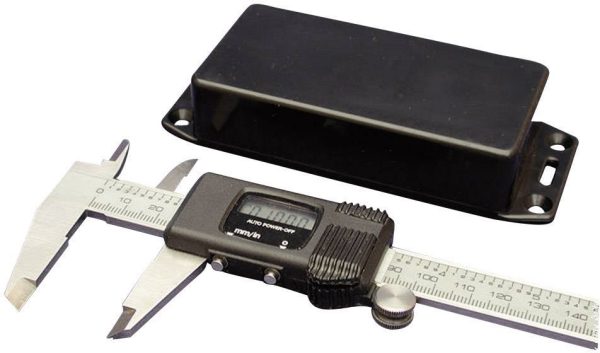 Obudowa uniwersalna Hammond Electronics, ABS, czarny, IP54, (D x S x W) 100 x 50 x 25 mm, 1 szt.