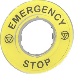 Schneider Electric ZBY9320 ZBY9320 Podkładka indentyfikacyjna EMERGENCY STOP 5 szt.