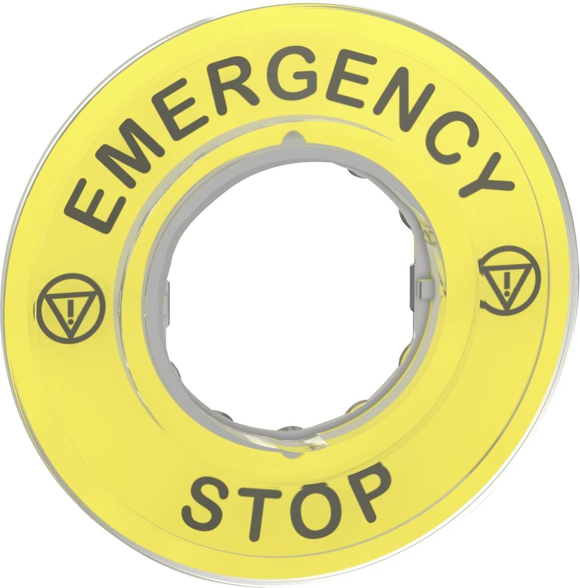 Schneider Electric ZBY9320 ZBY9320 Podkładka indentyfikacyjna EMERGENCY STOP 5 szt. - obrazek 1